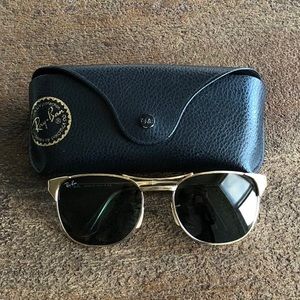 Ray-ban Gold Signet Sunglasses